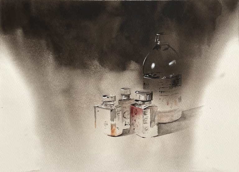 Curso Acuarela Nono García «Claroscuros en Objetos Cotidianos»