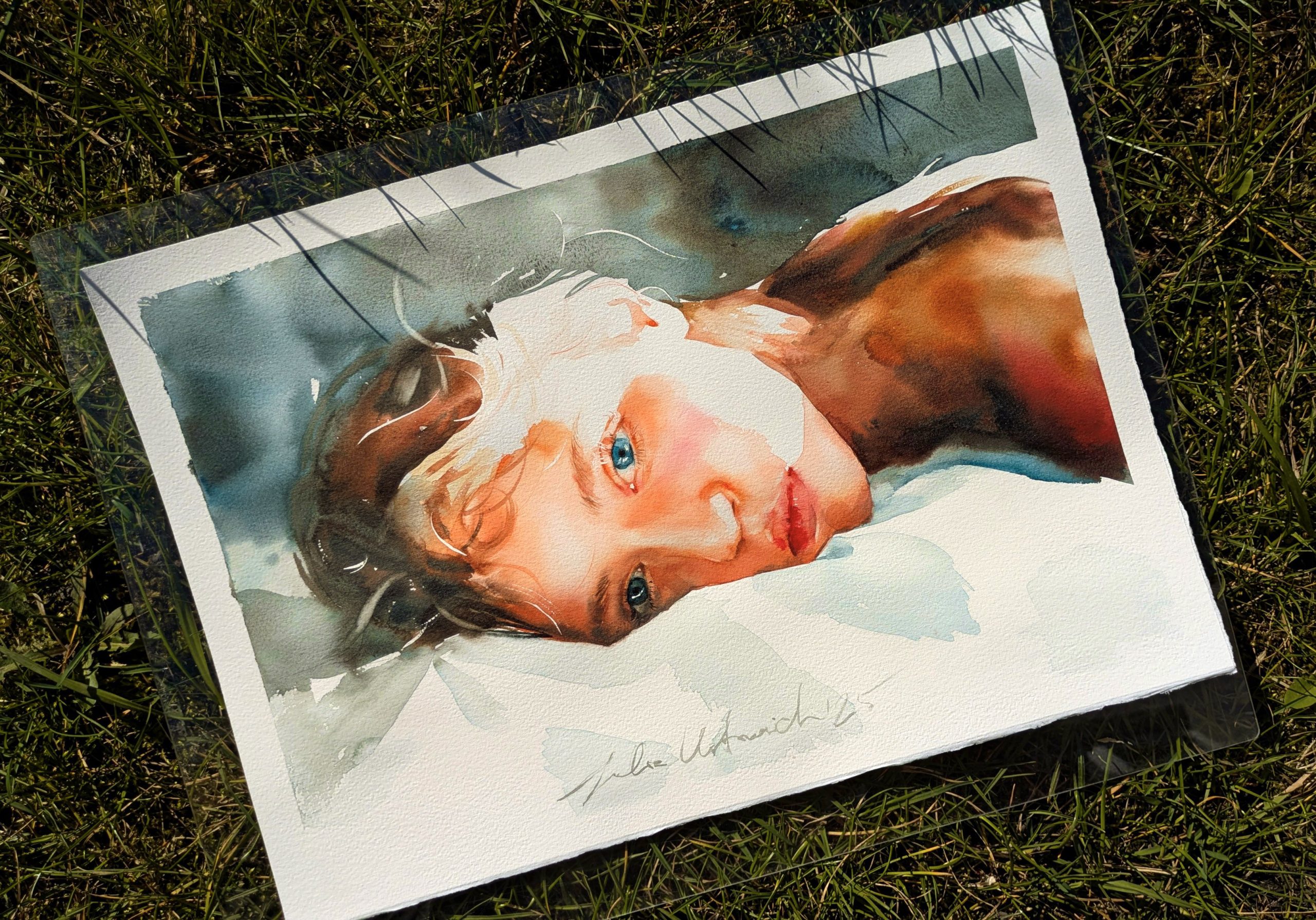 [INGLES] Luz y Silencio: Retrato en Acuarela con Julia Ustinovich